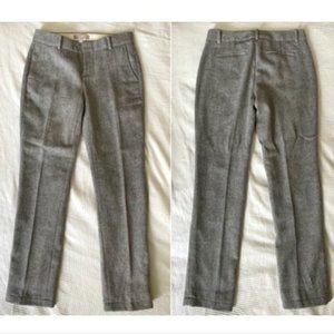 Banana Republic Lined Wool Blend Straight Leg Grey Pants Size 0/xs